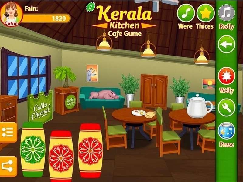 Kerala Kitchen Cafe Game Features